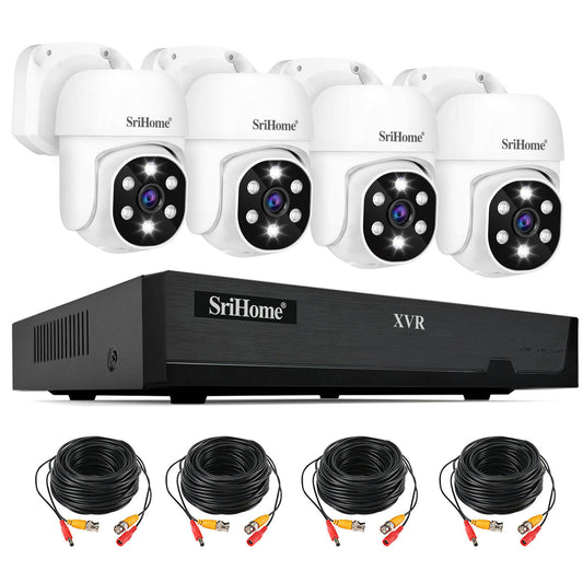 KIT DE 04 CAMERAS SRI HOME